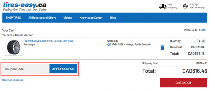 Tires-Easy Canada Coupon Codes and Discount Deals 2021 | FirstOrderCode
